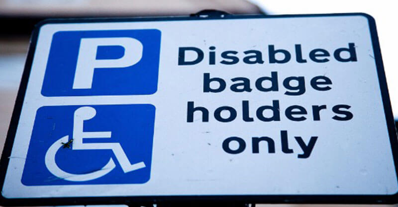 blue parking badge